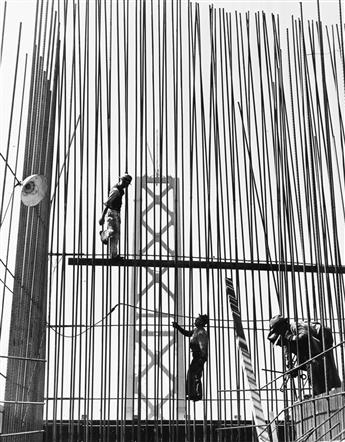 (BAY BRIDGE--OAKLAND, CALIFORNIA) A selection of approximately 85 photographs of the Bay Bridge under construction in Northern Californ